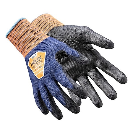Knit Gloves, Cut Level A4 ,Polyurethane ,Textured ,M 1 PR