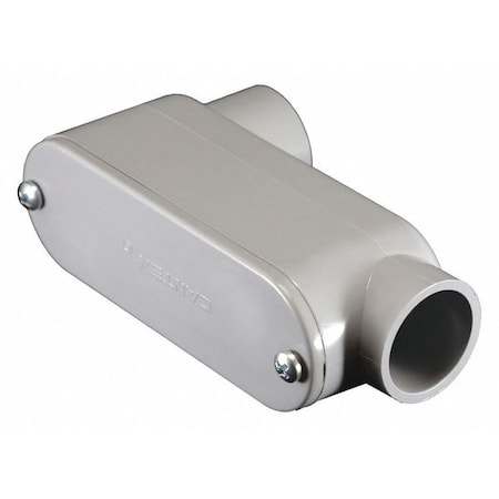 Conduit Outlet Body, PVC, LB, Conduit Outlet Hub Size: 2"