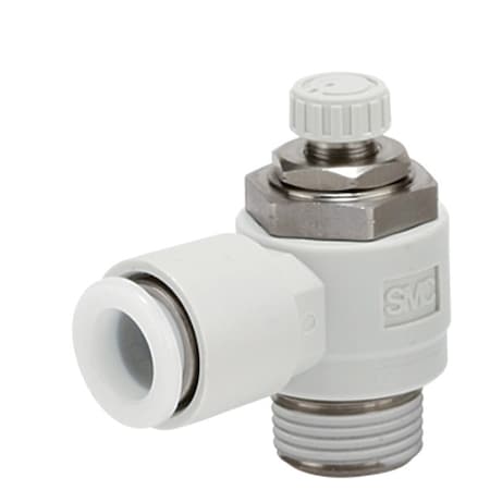 Speed Control Valve,5/16 In Tube,1/4 In