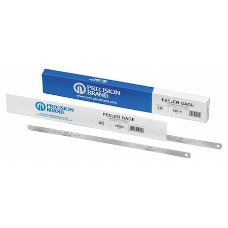 Feeler Gauge,0.0050x12 L,PK12