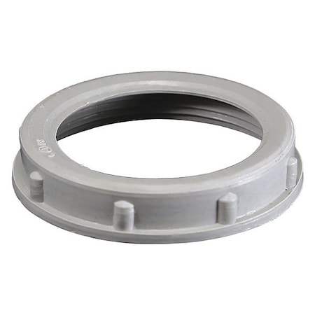 Conduit Fitting Locknut, 1-1/4 in, Threaded, PVC, PVC Coated
