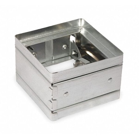 Square Fire Damper,5-3/4 In. W,165 Deg F