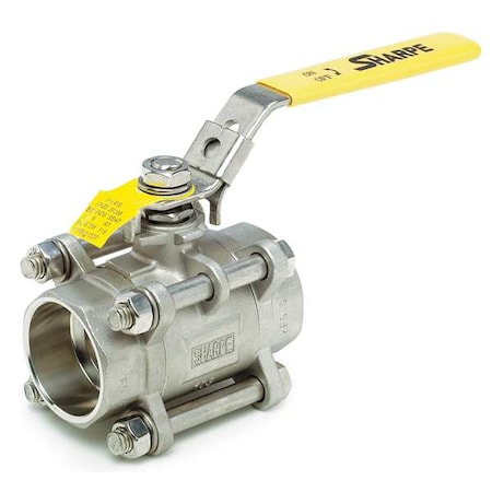 1-1/4" Socket Stainless Steel Ball Valve Inline