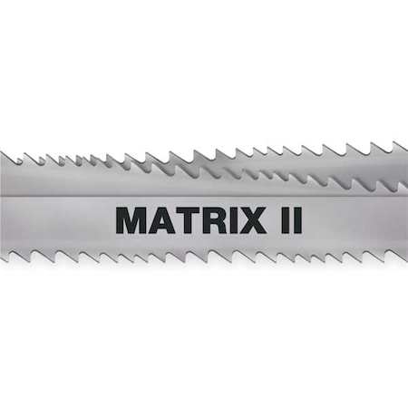 Band Saw Blade, 5 ft. L, 1/2" W, 10/14 TPI, Bi-Metal, 0.025" Thick