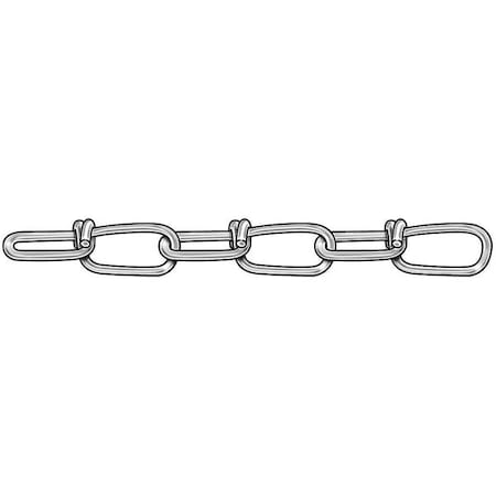 Chain,Dbl,Zinc,Sz No 2,115 Lb Load,100 Ft