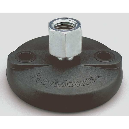 Leveling Mount,Boltless,5/8-11,2 in Base