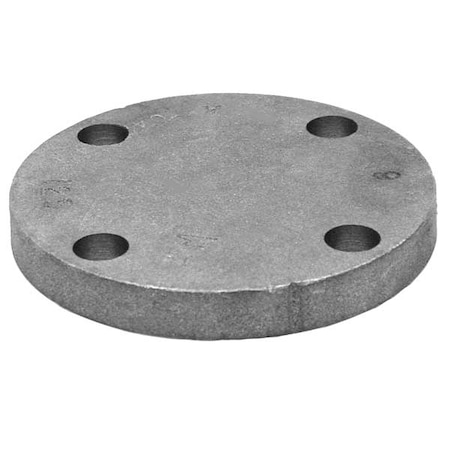 Blind Flange Blind Flange, Faced and Drilled, 10" Pipe, Flanged, Cast Iron, Class 125