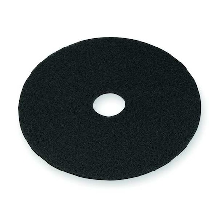 Stripping Pad, Stripping, Black, 20 in Dia, Polyester, 5 PK