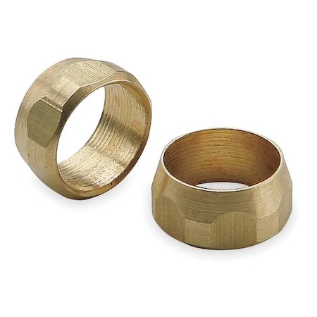 3/8" Compression Brass Sleeve 10PK
