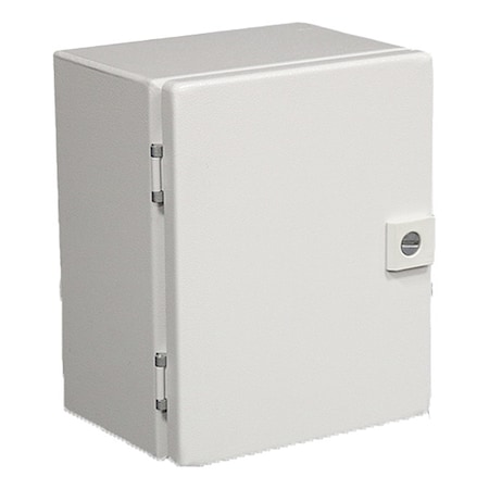 1/4 Turn Latch Electrical Enclosures, 7.90 in H, 3.90 in D, 8 in W, 4, Steel