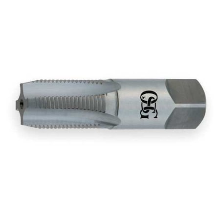Pipe Tap, 1/2"-14, Taper, 4 Flutes, NPSF