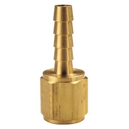 Barbed Hose Fitting,Hose ID 1/8",NPTF