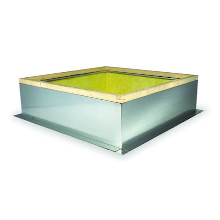 Roof Curb,Fixed,12 In H,20 1/2 In OD