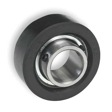 Rubber Mounted Bearing,Ball,1" Bore