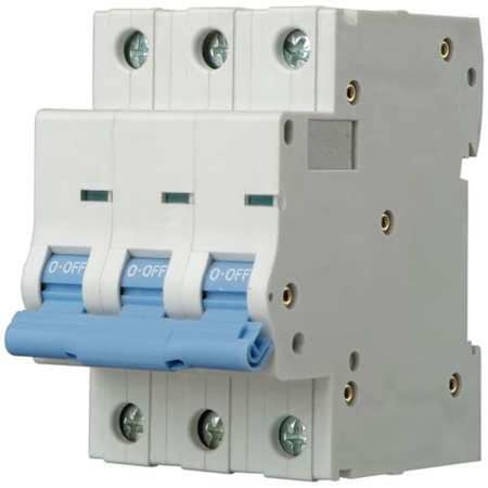 Circuit Breaker, NDB2-63 C40/3 Series, 40A, 3 Pole, 480V AC, 7.5kA at 480V AC, C Curve