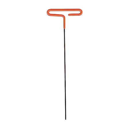 SAE Plain Hex Key Hex Key, 3/8" Tip Size, 9 in Long, 6 in Short