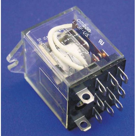 Relay, 11Pin, 3PDT, 10A, 24VAC