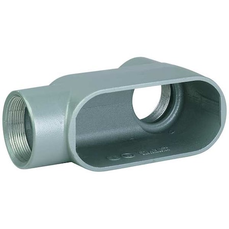 Conduit Outlet Body,Iron,LB,1 In.