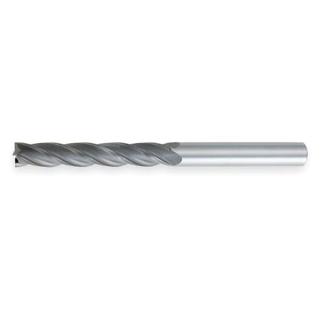 End Mill,Carbide,TiAlN,1/4,4 FL,Sq End