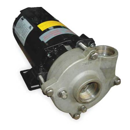 Stainless Steel 1-1/2 HP Centrifugal Pump 208-230/460V
