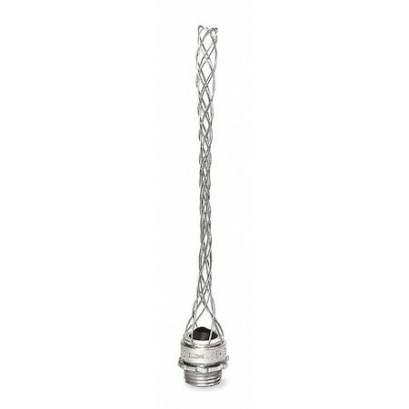 Dust Tight Grip, Straight, 3/4 in MNPT, Aluminum Body, Steel Grip, 6-1/2 in