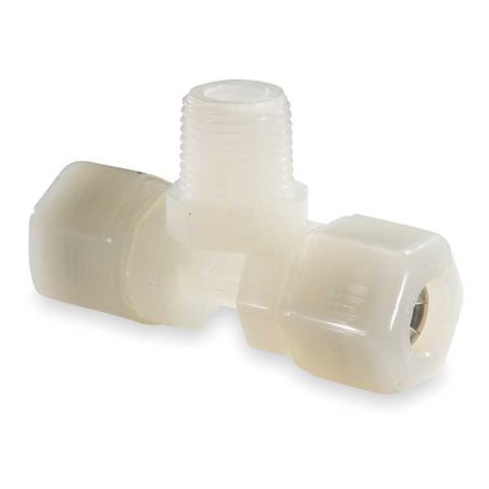 Tee,Nylon,Comp1/4",Comp1/4",FNPT1/4"
