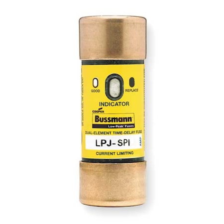 UL Class Fuse, J Class, Time-Delay, 35A, 600V AC, Indicating