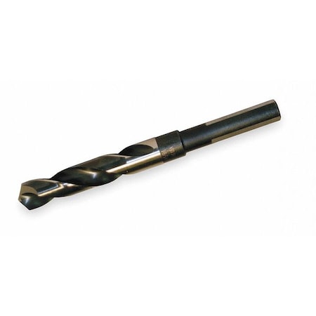 118 Degree Silver & Deming Drill with 1/2 Reduced Shank Cle-Line 1877 Black & Gold HSS RHS/RHC 41/64