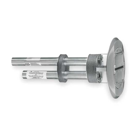 Poke-Through Box, 27 cu in, Wiring Box Type, 2 Gangs, Aluminum, Round Shape