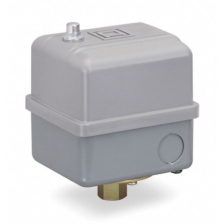 Pressure Switch, Standard, DPST, 1 Ports, 1/4" FNPS, 40 to 200 psi Range, Polypropylene