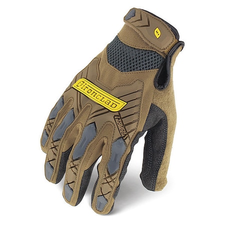 Impact Resistant Gloves,Sz M,Brown,PR