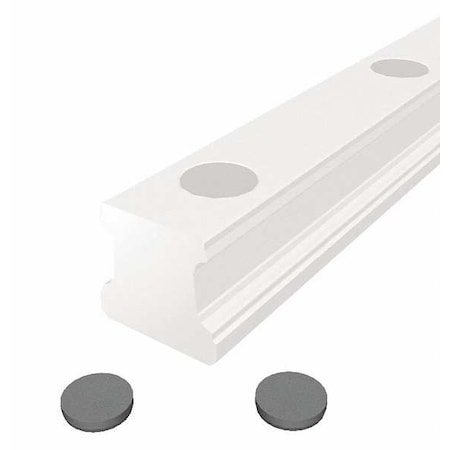 Plastic Rail Plugs,OD 11 mm,PK25