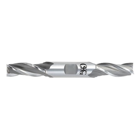 HSS End Mill, 9/16in.dia., 1-3/8in.Cut L