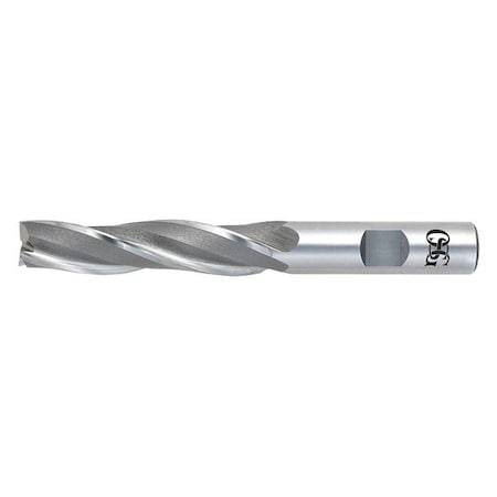 HSS End Mill, 1/4in.dia., 1-1/4in.Cut L