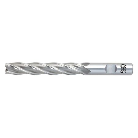 HSS End Mill,3/4in.dia.,4in.Cut L