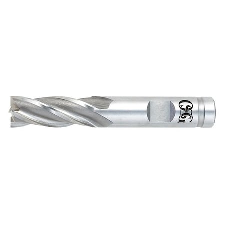 HSS End Mill, 1-3/4in.dia., 3in.Cut L