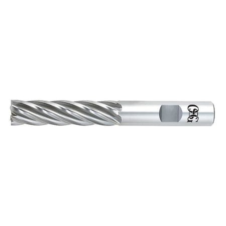 HSS End Mill, 1-1/8in.dia., 4in.Cut L
