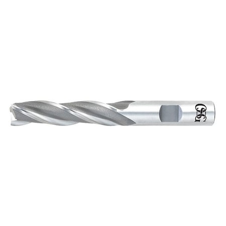 HSS End Mill, 1-1/2in.dia., 4in.Cut L
