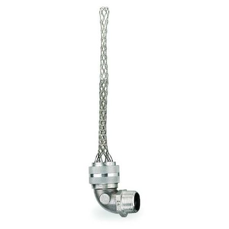 Strain Relief Cord Grip,90,3/4 in Trade