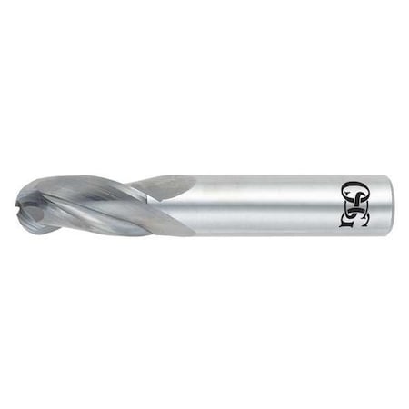Carbide End Mill,17/64in dia,3/4in Cut L