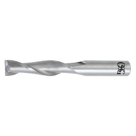Carbide End Mill,7/16 in dia,2 in Cut L