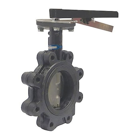 Butterfly Valve,Lug,4 In,CI,EPDM Liner
