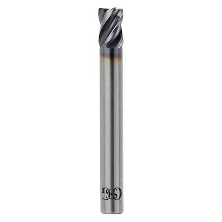 Carbide End Mill,3/4 in. dia,1 in. Cut L