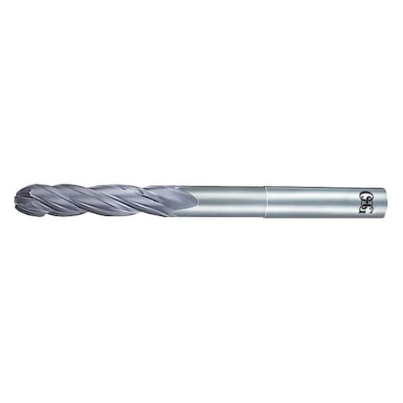 Carbide End Mill,1/4in dia,1-1/2in Cut L