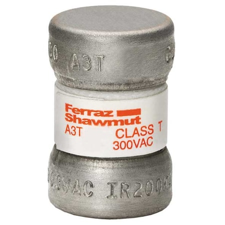 UL Class Fuse, T Class, Very Fast-Acting, 40A, 300V AC, Non-Indicating
