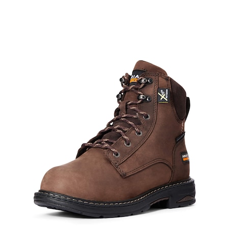 Women's 6 in Composite Toe 6-Inch Work Boot, Oily Distressed Brown, 9, W, 10033995