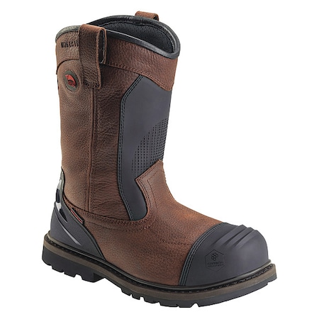 Men's 11 in Composite Toe Wellington Boot, Brown, 12, M, 7896