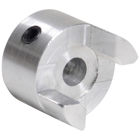 Jaw Coupling Hub, AL050, Aluminum, 1/2", NK