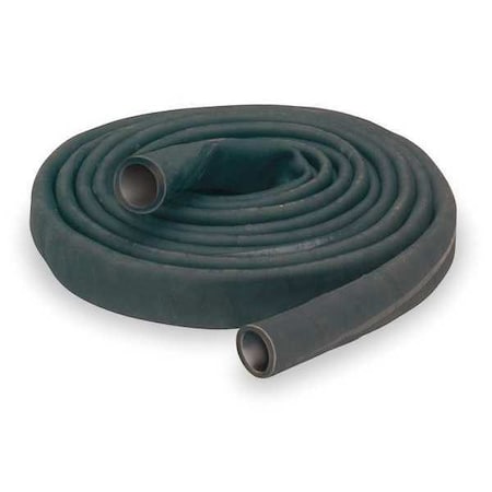 3" ID x 100 ft Rubber Water Discharge Hose BK