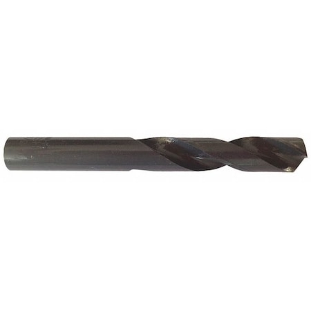 Screw Machine Drill Bit, #11 Size, 135  Degrees Point Angle, High Speed Steel, Black Oxide Finish
